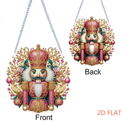 Xmas 5D DIY Special Shape Partial Drill Dimond Paintings Wall Decor 23.5x23cm Christmas