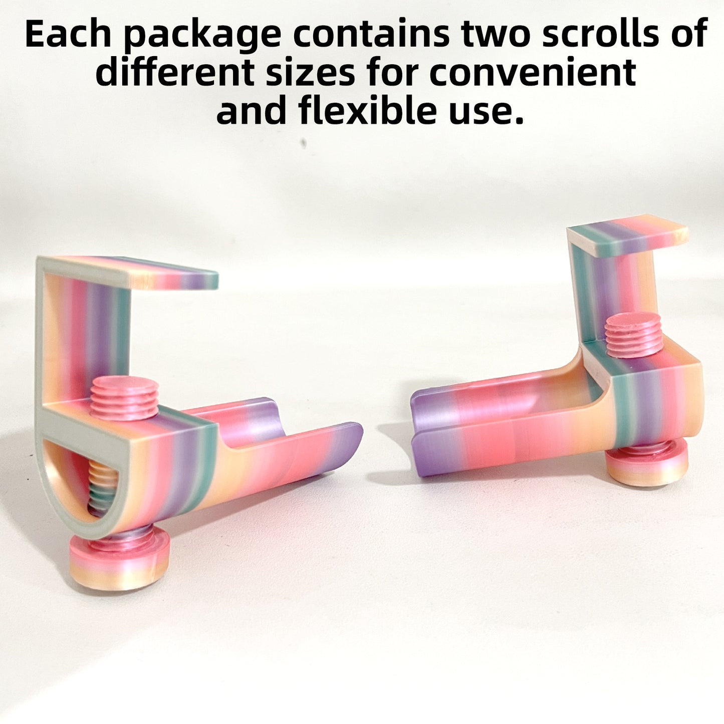 1 Pair Diamond Painting Scroll Holder Diamond Painting Canvas Roller (Colorful)