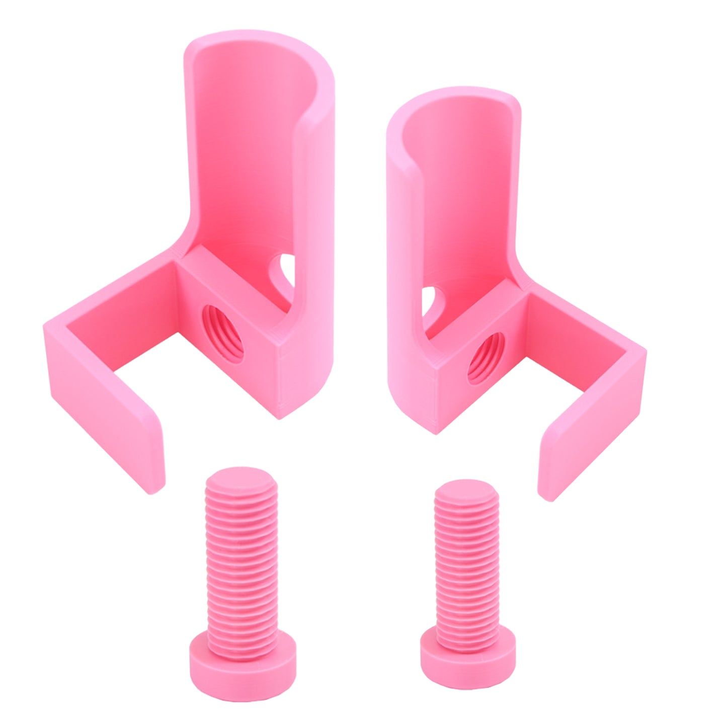 1 Pair Diamond Painting Scroll Holder Diamond Painting Canvas Roller (Pink)
