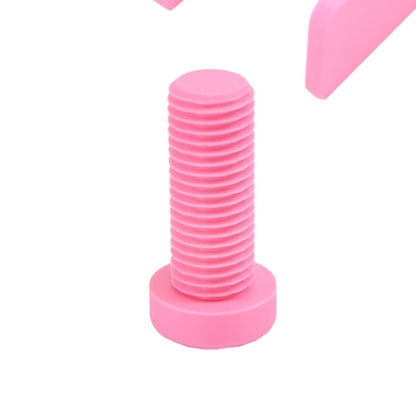 1 Pair Diamond Painting Scroll Holder Diamond Painting Canvas Roller (Pink)