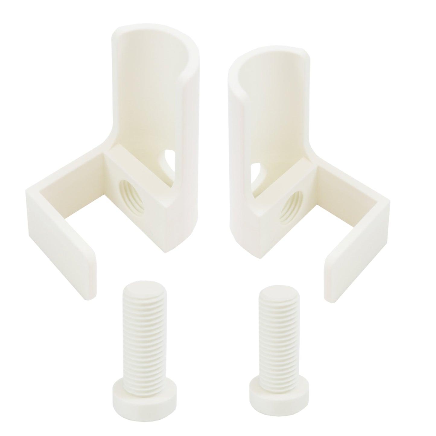 1 Pair Diamond Painting Scroll Holder Diamond Painting Canvas Roller (White)