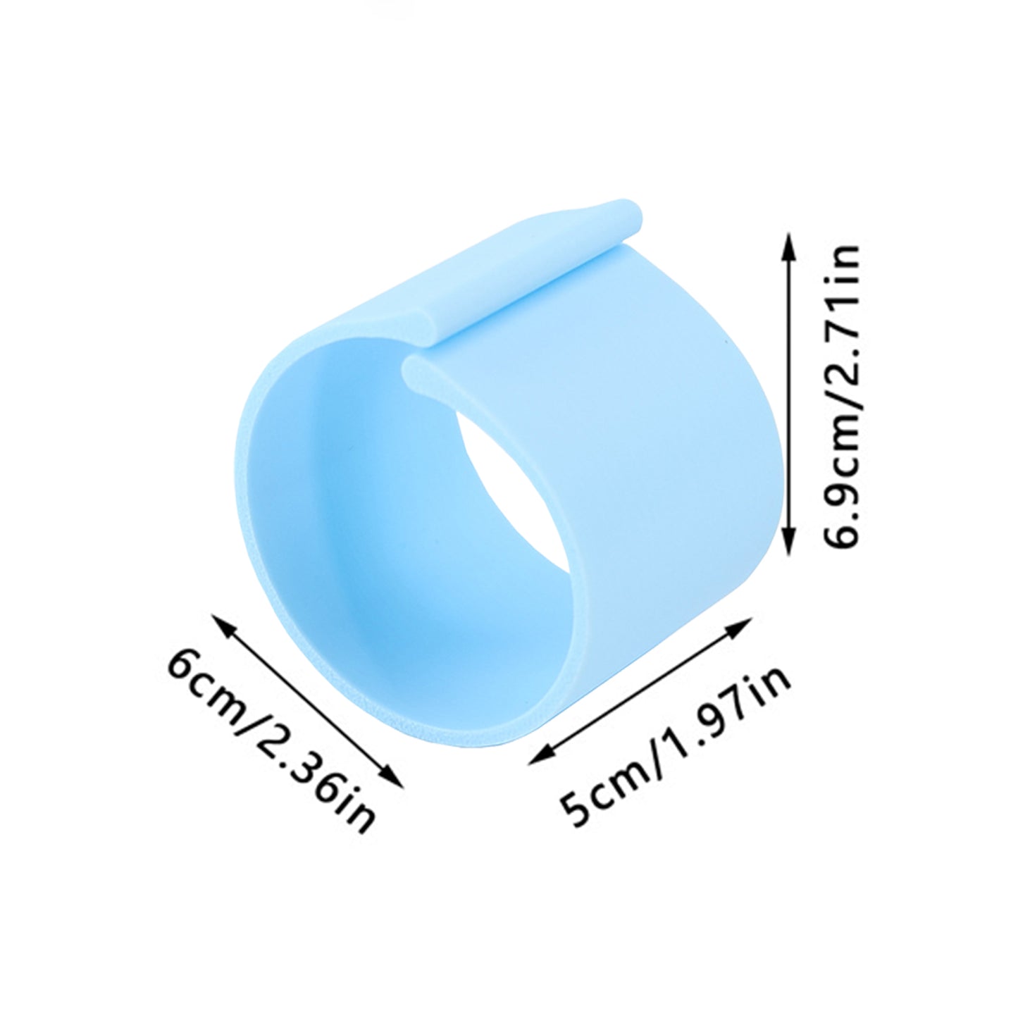 Diamond Painting Canvas Roll Holder for Diamond Art Fabric Crafts (5pcs S Blue)