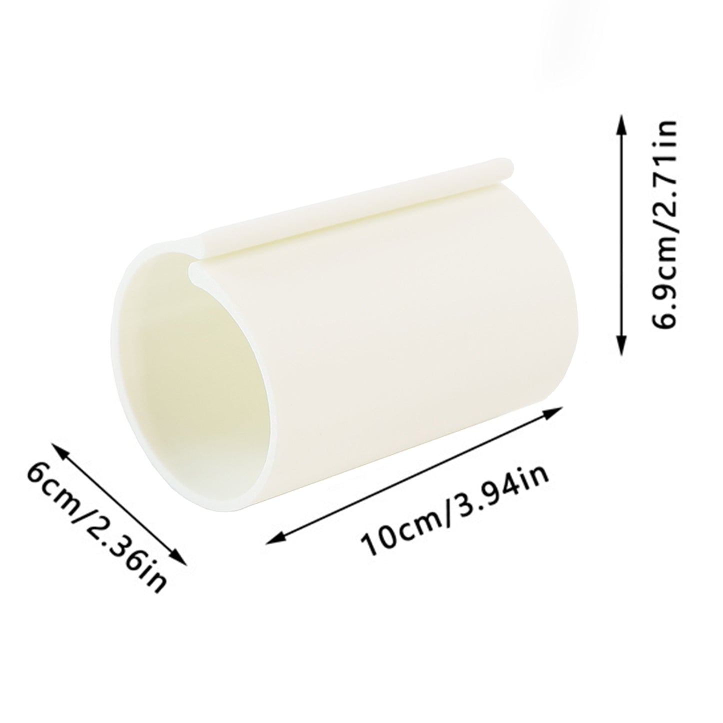 Diamond Painting Canvas Roll Holder for Diamond Art Fabric Crafts (3pcs L White)