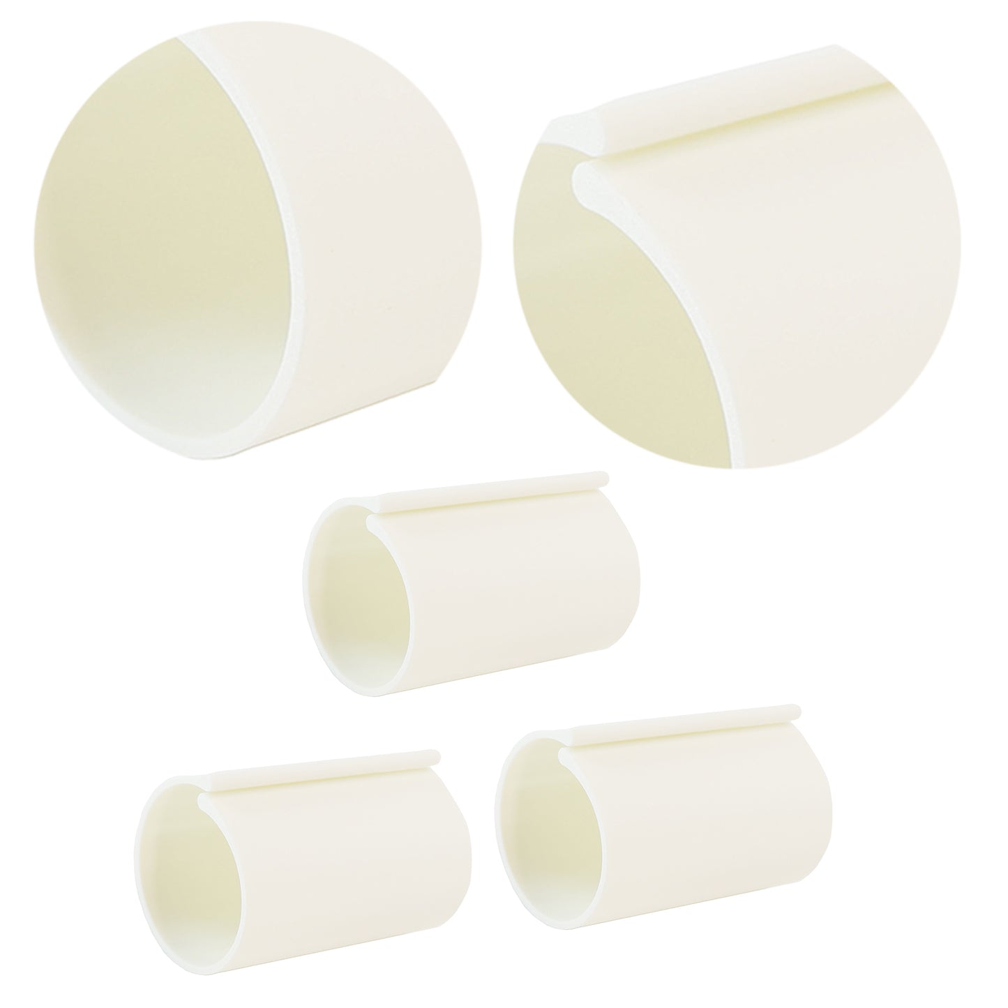 Diamond Painting Canvas Roll Holder for Diamond Art Fabric Crafts (3pcs L White)