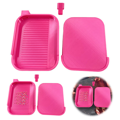 Diamond Painting Tray Organizer Diamond Art Tray for DIY Crafts (Rose Red)