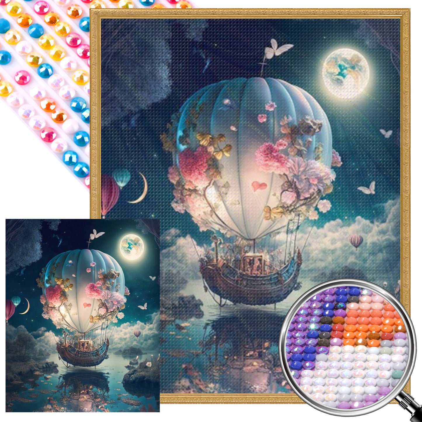 Abstract Series - Partial AB Full Round Drill Diamond Painting 40*50CM