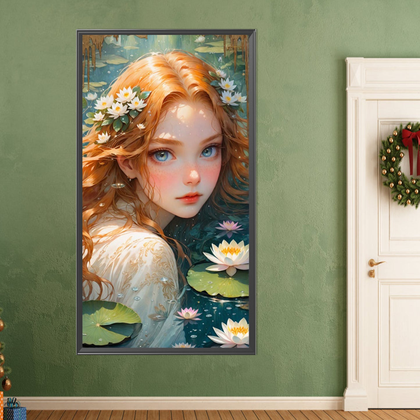 Girl - Partial AB Full Round Drill Diamond Painting 40*75CM