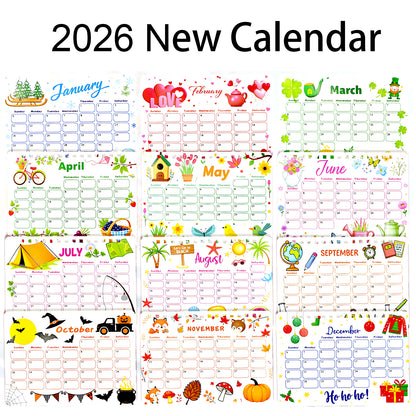 5D/DIY Calendar Crystal Painting Desk Calendars Kit Home Decorations (Mandala)