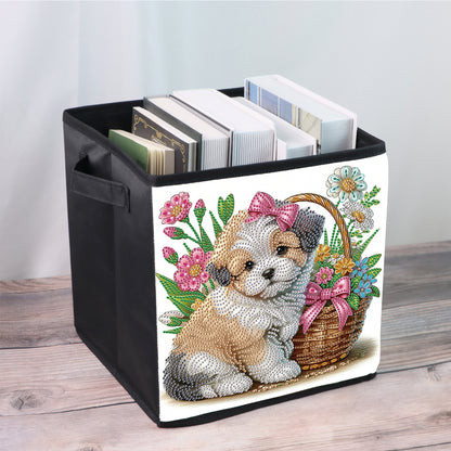 Foldable Diamond Painting Storage Bin Dog Storage Box Diamond Painting Kit