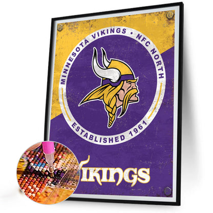 Vikings - Full Round Drill Diamond Painting 40*50CM