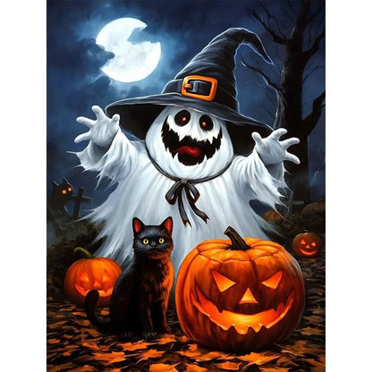 Halloween - Full Round Drill Diamond Painting 30*40CM