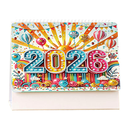 2026 Calendar Diamond Painting Kit Christmas Elf DIY Diamond Art Desk Calendar