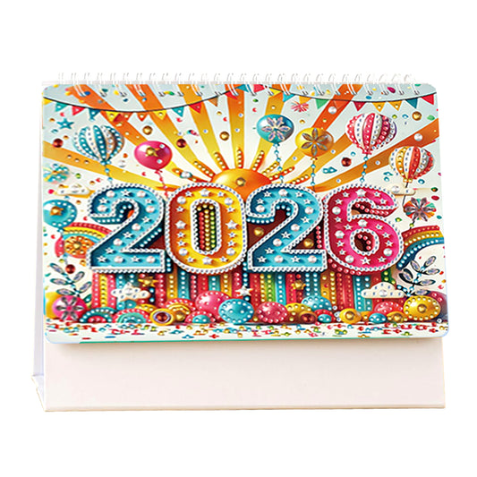 2026 Calendar Diamond Painting Kit Christmas Elf DIY Diamond Art Desk Calendar