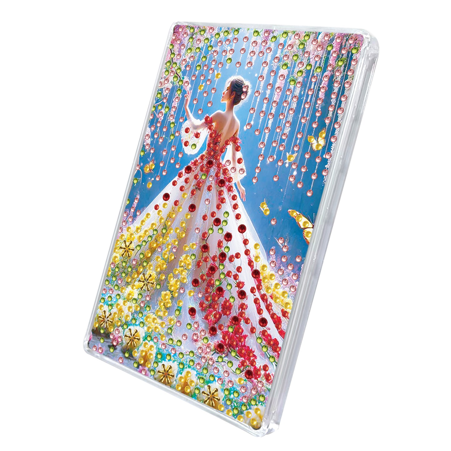 2pcs DIY 5D Diamond Painting Acrylic Jewelry Box Kit Gift for Adults (Girls)
