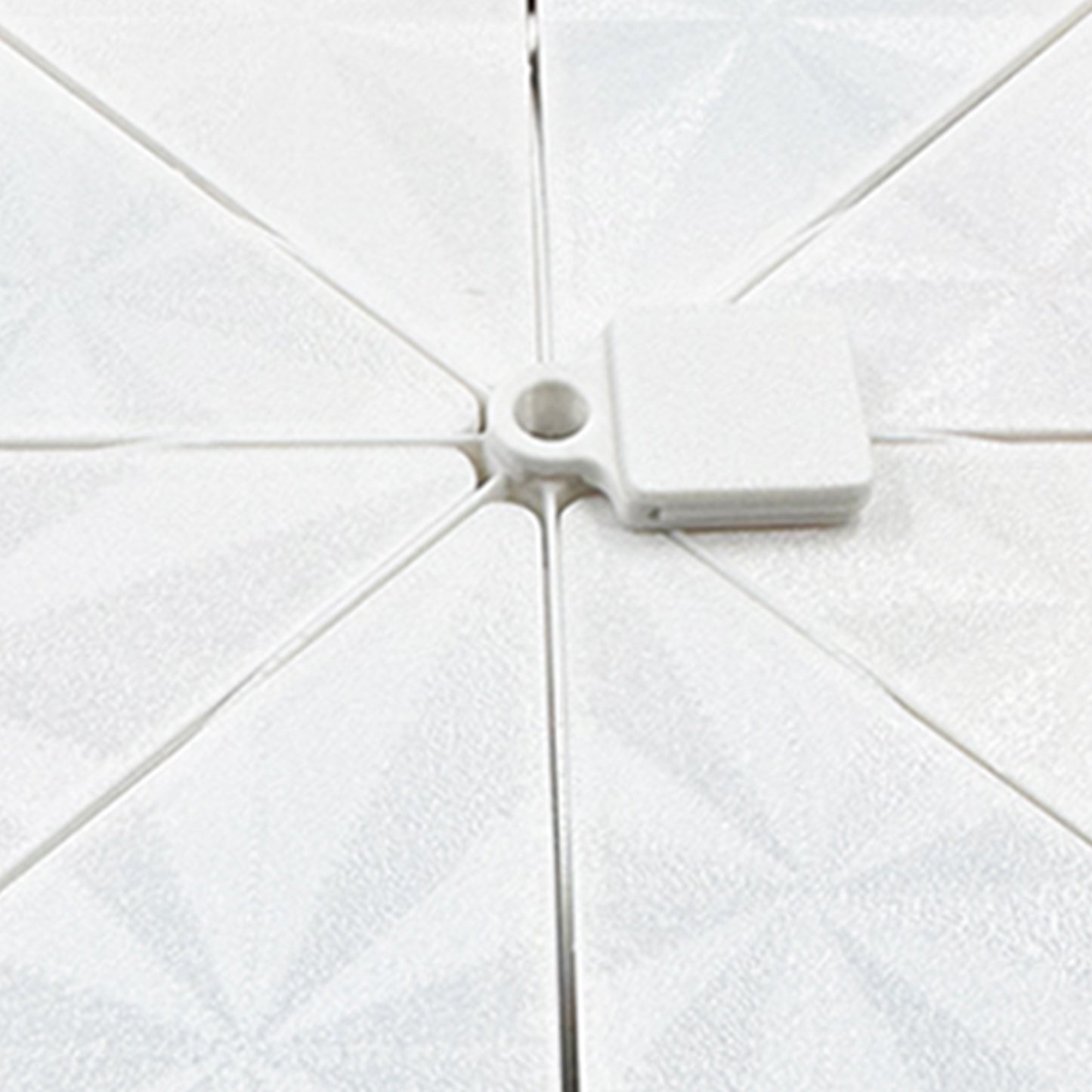 Diamond Painting Tray 8 Grids Drill Plate Octagonal Spiral Bottom Plate (White)