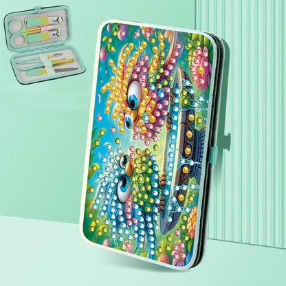 Two Birds Diamond Painting Nail Art Bag Set Includes 7 Professional Tools
