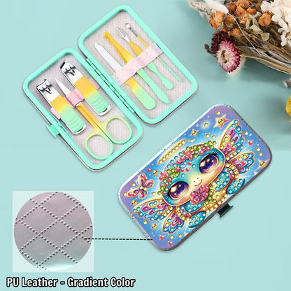 Turtle Theme Diamond Painting Nail Art Bag Set Includes 7 Professional Tools