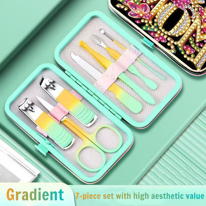 Mom Theme Diamond Painting Nail Art Bag Set Includes 7 Professional Tools