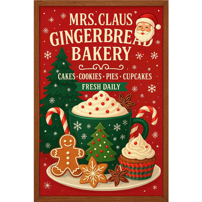 Christmas Drinks - Full Round Drill Diamond Painting 20*30CM