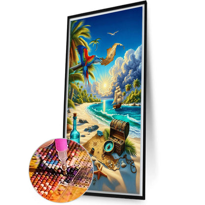 Seaside - Full Round Drill Diamond Painting 40*70CM