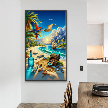 Seaside - Full Round Drill Diamond Painting 40*70CM