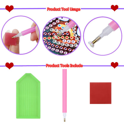 Diamond Painting Shopping Bag Diamond Tote Handbag Partial Drill (Butterfly)