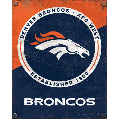 Broncos - Full Round Drill Diamond Painting 40*50CM