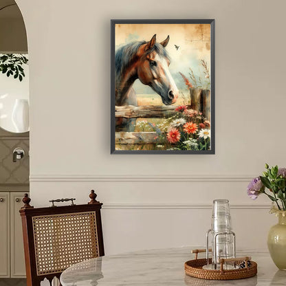 Horse - Full Round Drill Diamond Painting 30*40CM