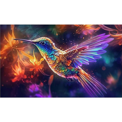 Hummingbird - Full Round Drill Diamond Painting 80*50CM