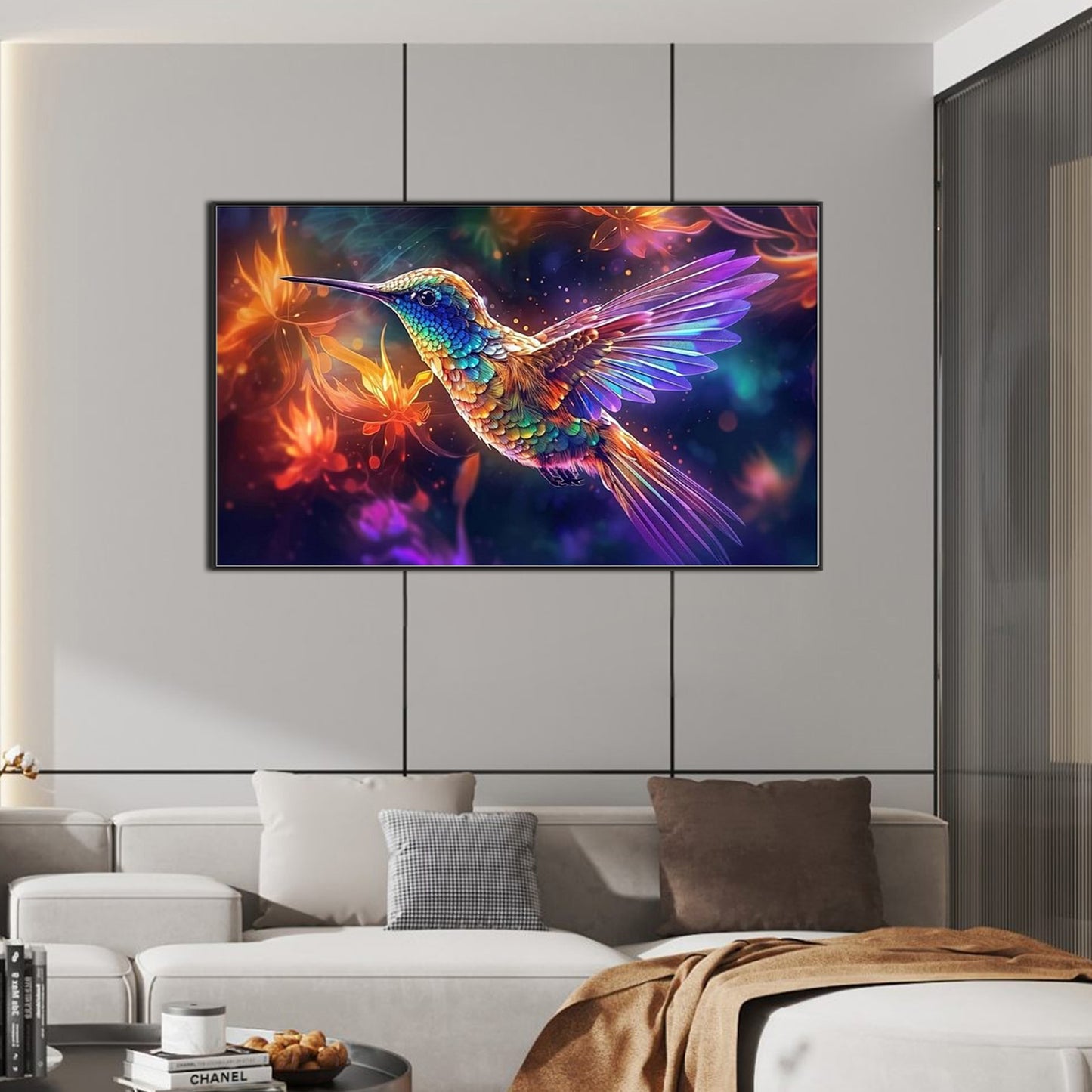 Hummingbird - Full Round Drill Diamond Painting 80*50CM