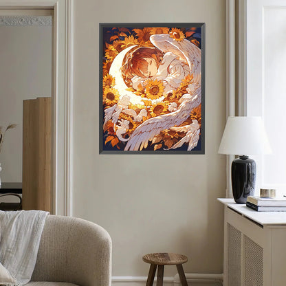 Sunflower Angel - Full Square Drill Diamond Painting 40*50CM
