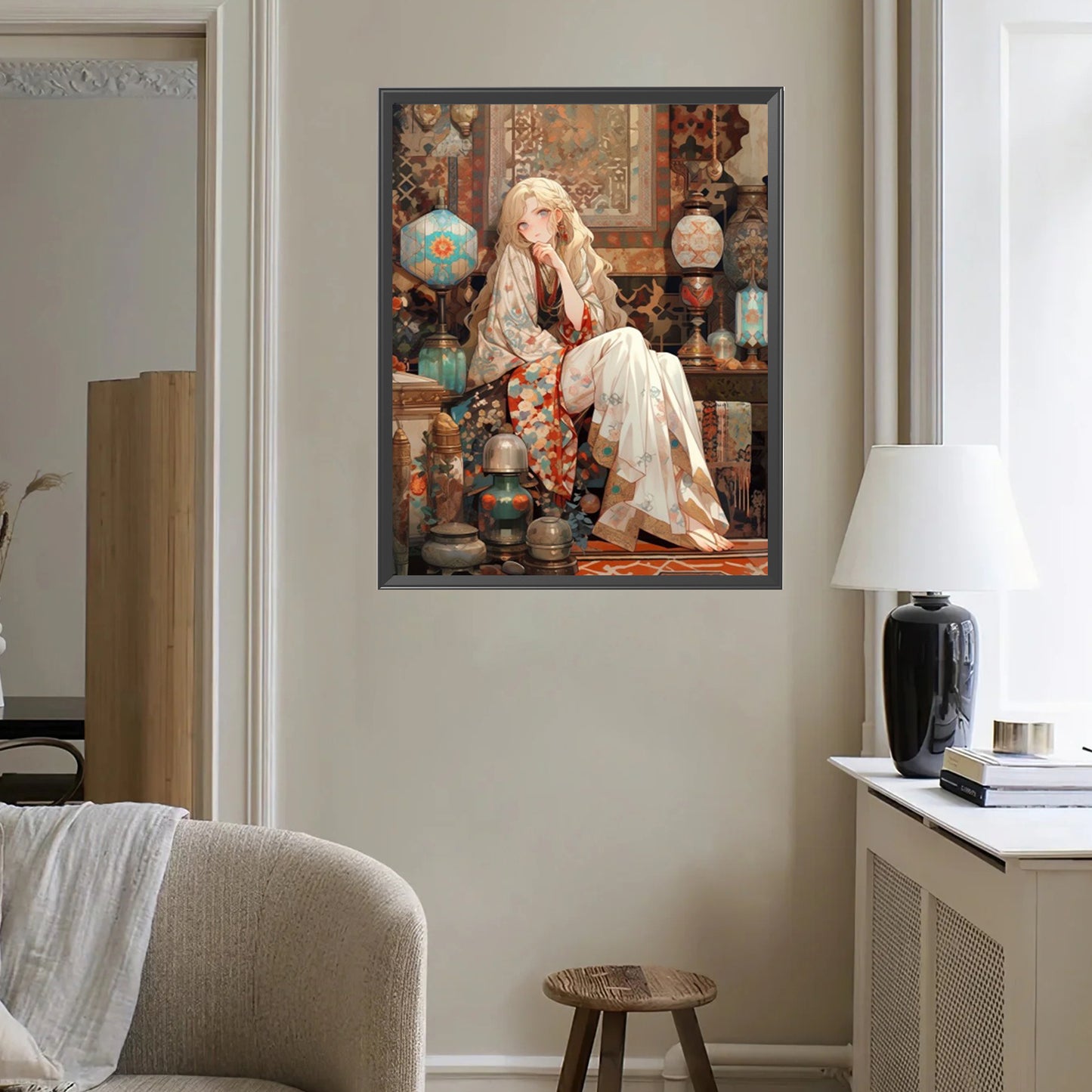 Blonde Girl - Full Square Drill Diamond Painting 40*50CM