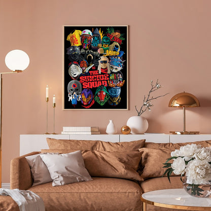 Suicide Squad - Full Square Drill Diamond Painting 30*40CM