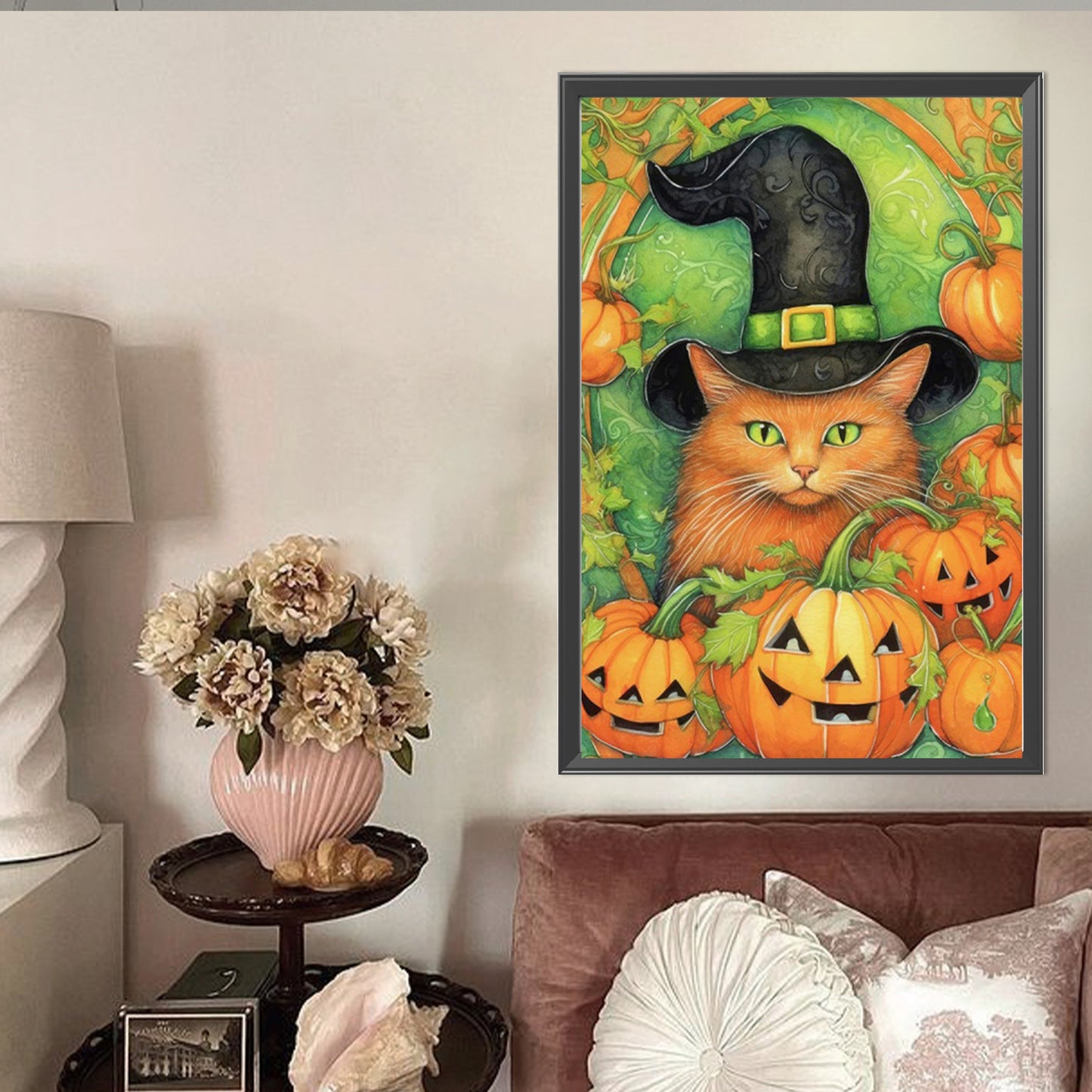 Halloween Pumpkin - Partial AB Full Round Drill Diamond Painting 40*60CM