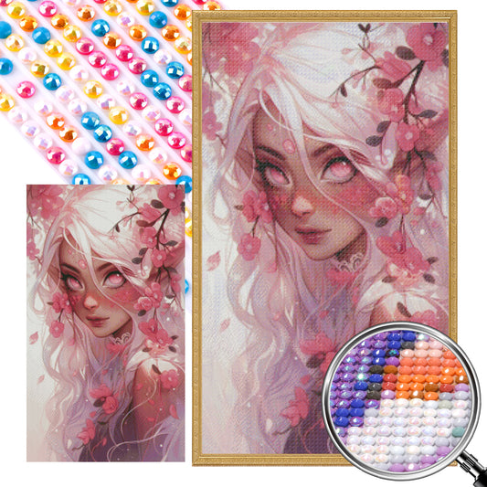Girl - Partial AB Full Round Drill Diamond Painting 40*70CM