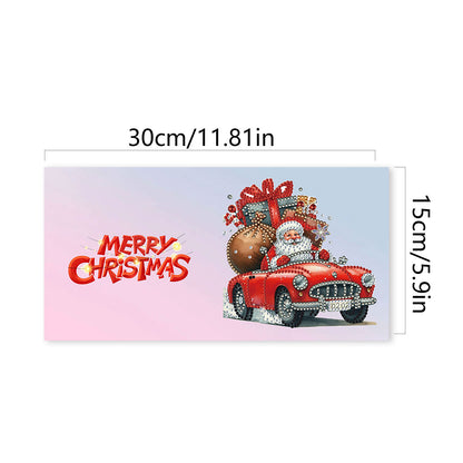 6pcs DIY Diamond Painting Greeting Card Set for Holiday Blessings Christmas Gift
