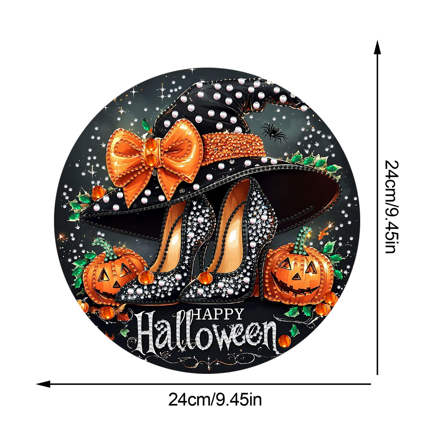 2D Flat DIY High Heels Diamond Art Pendant Double-Sided Diamond Painting Set