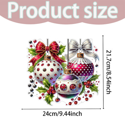 2D Flat DIY Hanging Diamond Art Kits DIY Home Decor Hanging Charm (Light Ball)