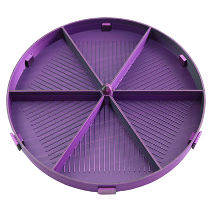 Beads Sorting Storage Tray Fully Enclosed Diamond Painting Tools (Black Purple)