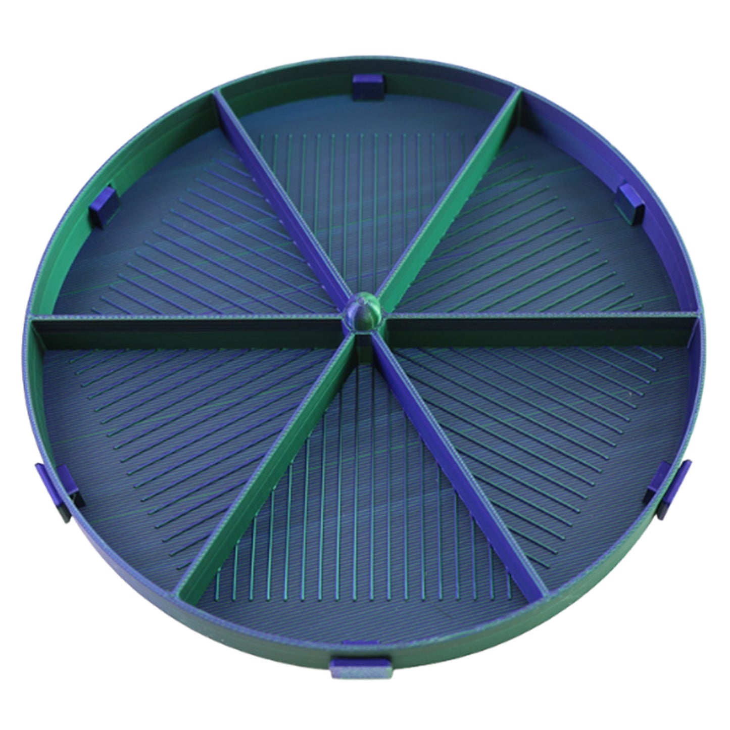 Beads Sorting Storage Tray Fully Enclosed Diamond Painting Tools (Blue Green)