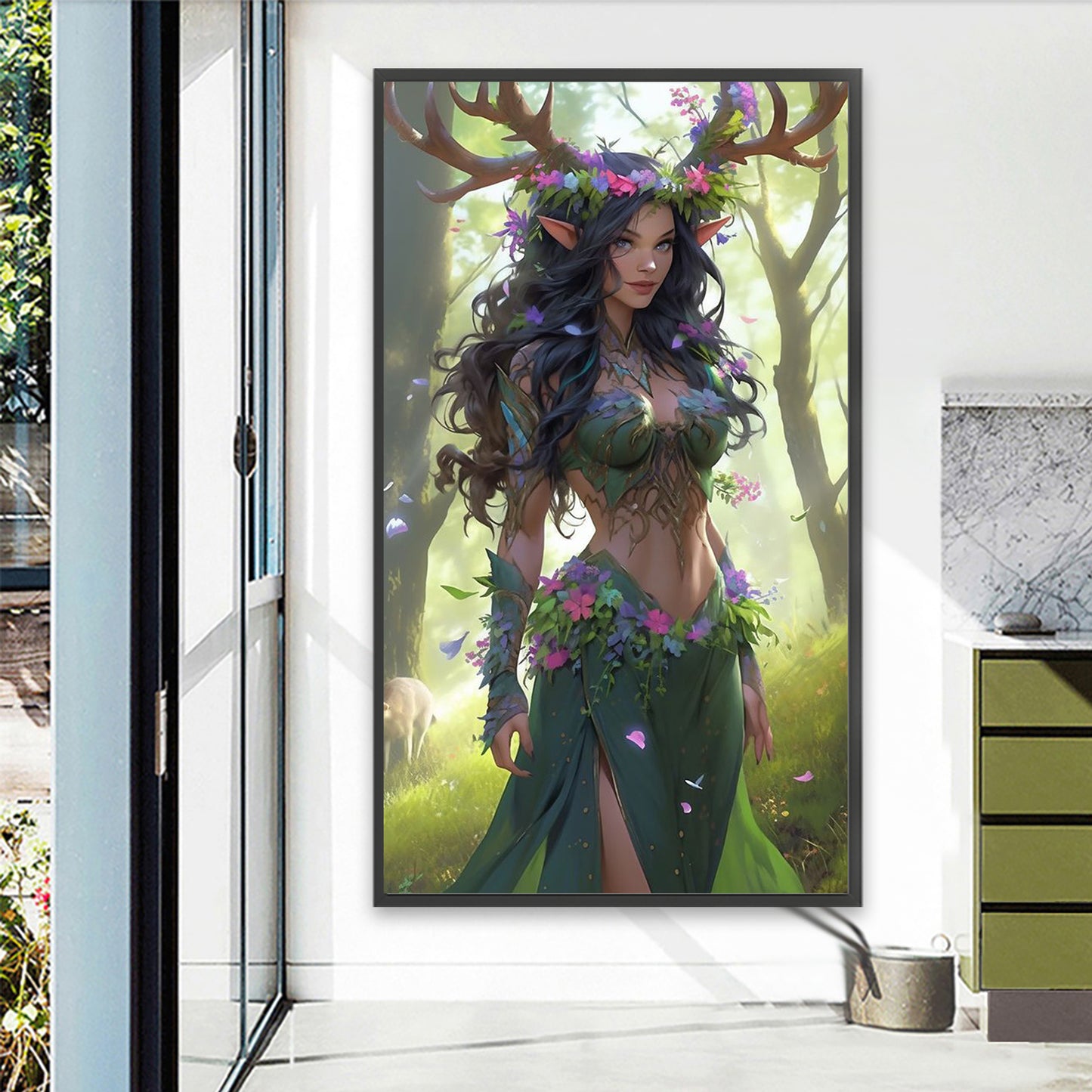 Deer Elf - Full Round Drill Diamond Painting 40*70CM