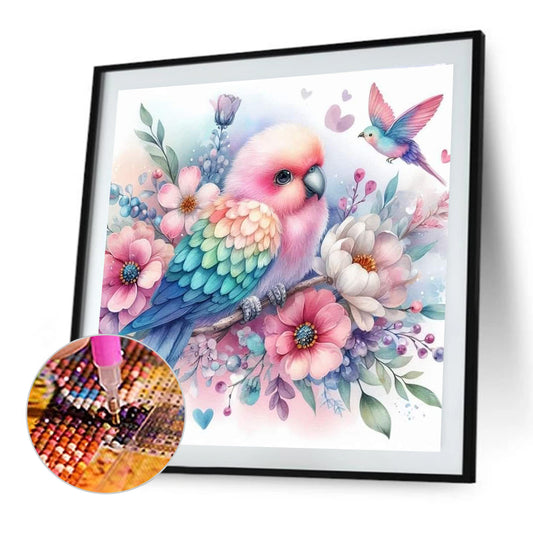 Flowers And Birds - Full Round Drill Diamond Painting 30*30CM