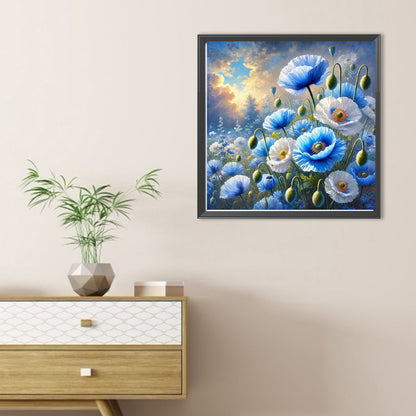 Flowers - Full Round Drill Diamond Painting 30*30CM