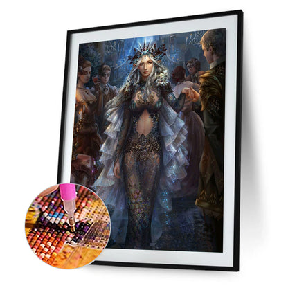 Mermaid - Full Round Drill Diamond Painting 30*40CM