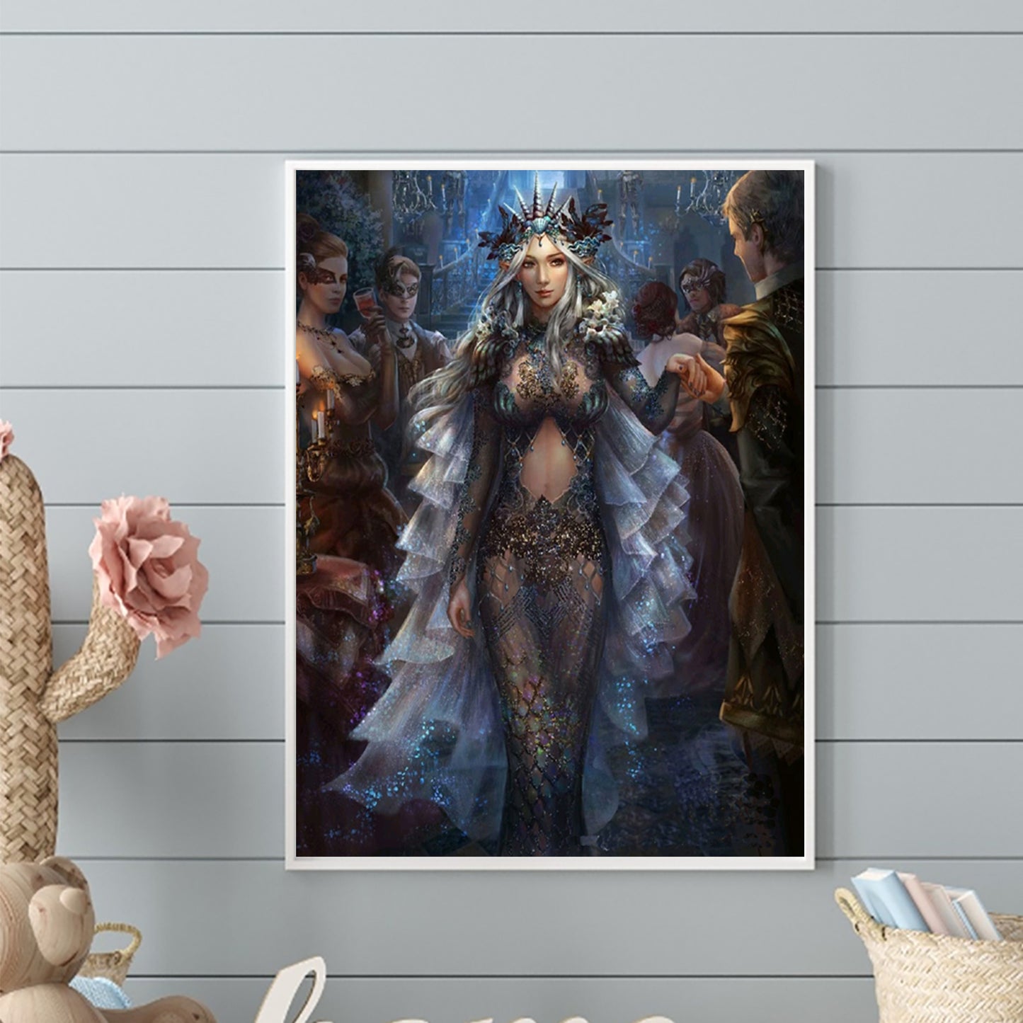 Mermaid - Full Round Drill Diamond Painting 30*40CM