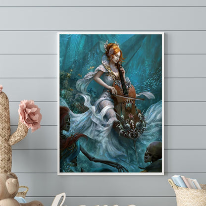 Mermaid - Full Round Drill Diamond Painting 30*40CM