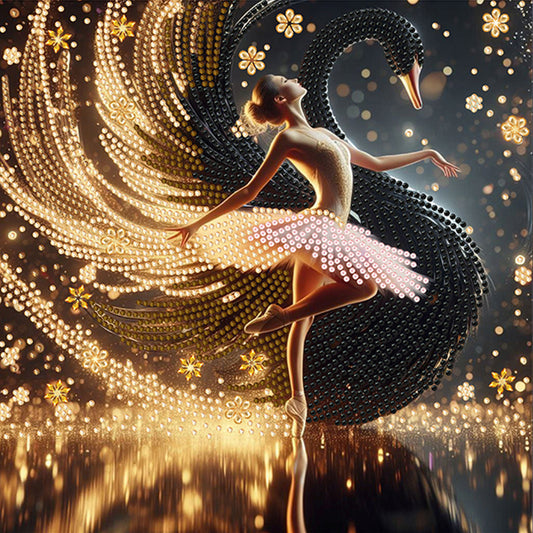 Ballet Beauty - Special Shaped Drill Diamond Painting 30*30CM