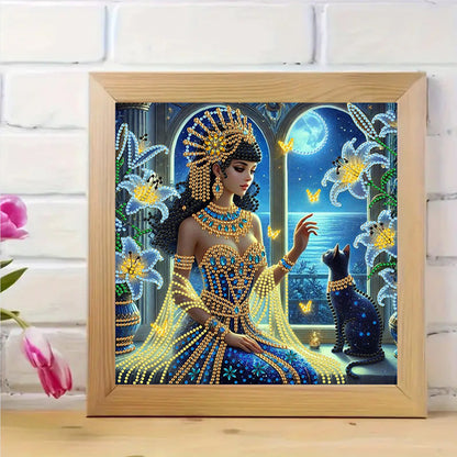 Egyptian Beauty - Special Shaped Drill Diamond Painting 30*30CM