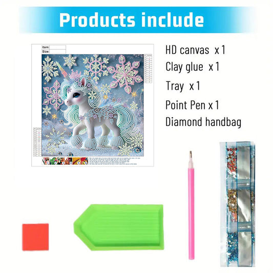 Unicorn - Special Shaped Drill Diamond Painting 30*30CM