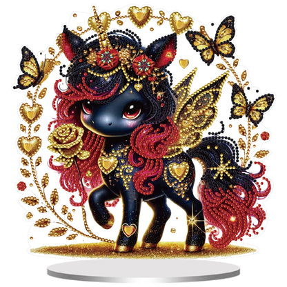 DIY Diamond Painting Double Sided Ornaments Kit for All Ages (Unicorn)